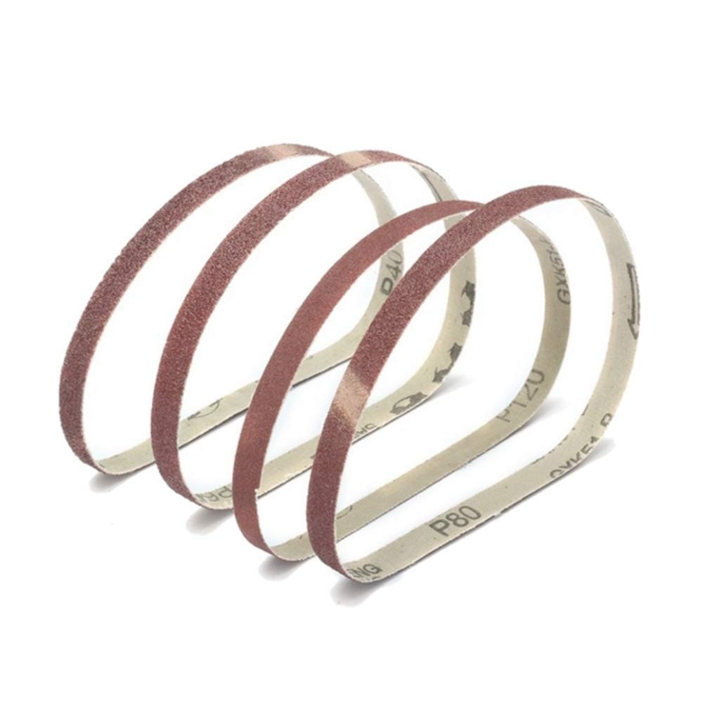 3/8 x 13 Inch Sanding Belts, 4 Each of 320/400/600/800/1000 Fine Grits, Belt …