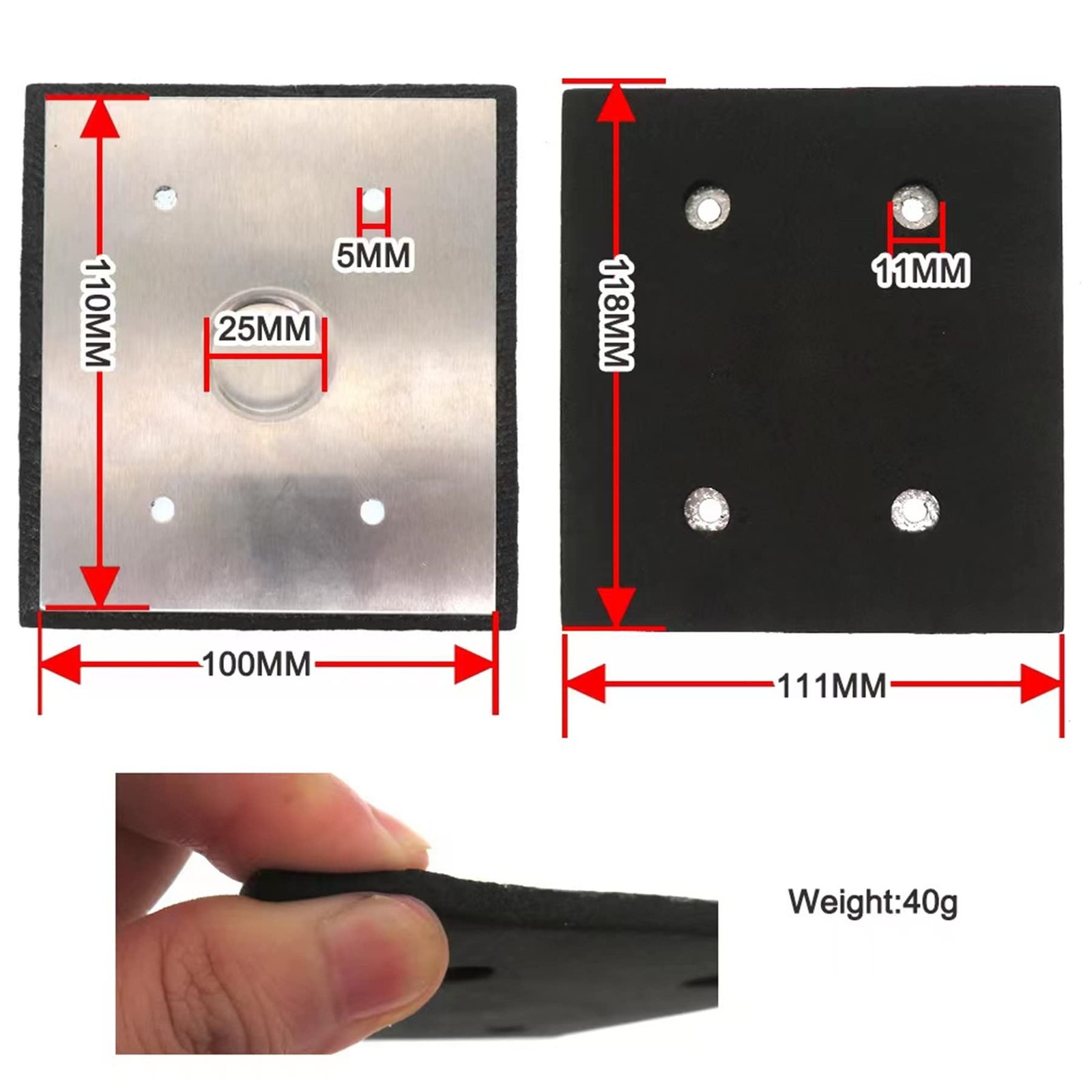 Standard Replacement Pad for Porter Cable Sander Model 330