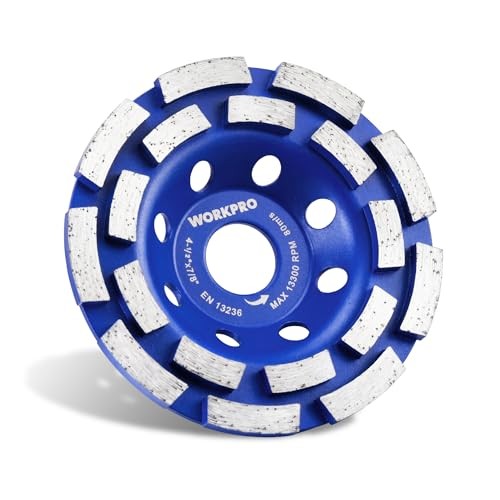 4.5″ Diamond Concrete Grinding Wheel, Double Row Cup Wheel 4.5INCH(Double Row)