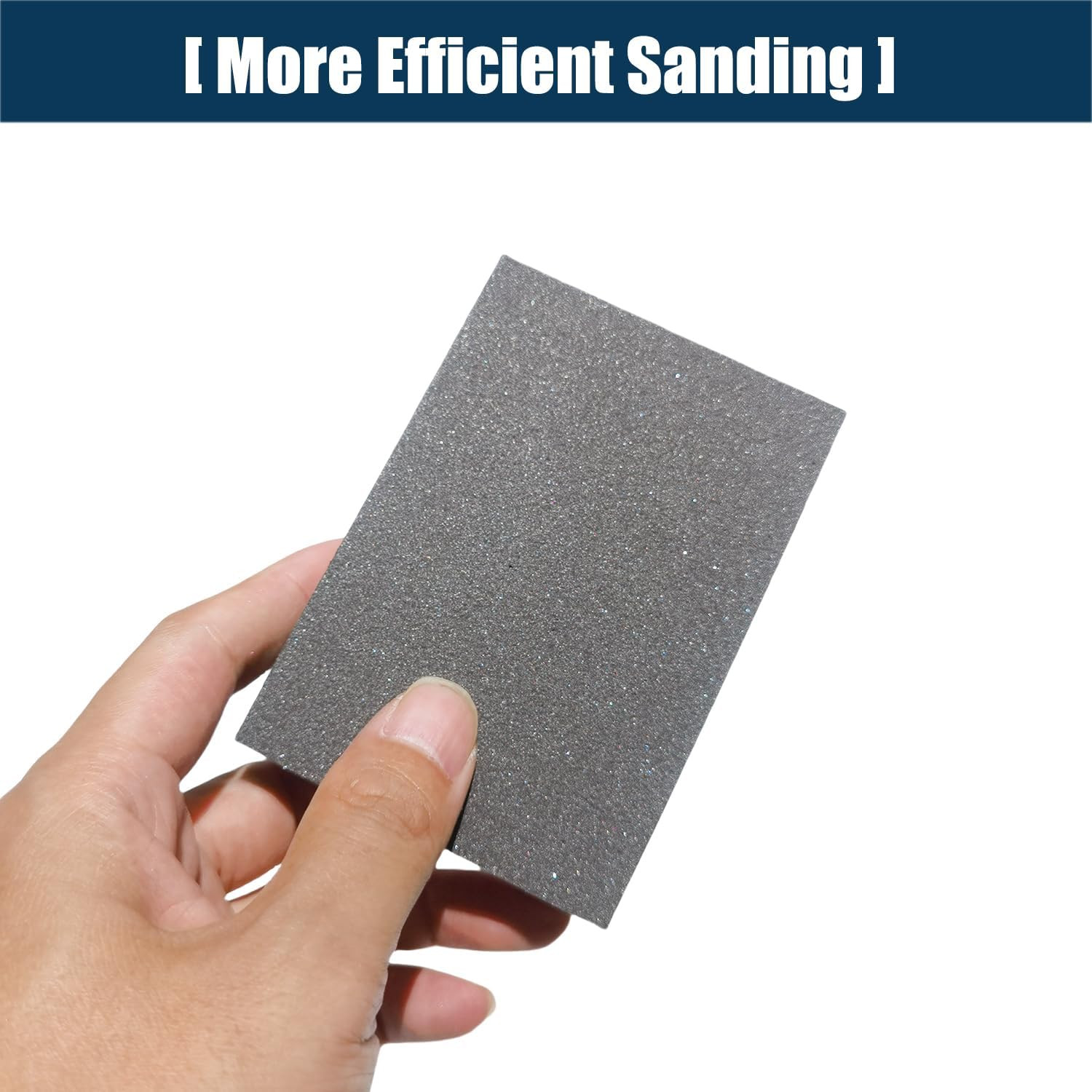 Sanding Sponges 6 Pack 400 Grit Superfine Wet Dry Hand Blocks Wood Metal Polish