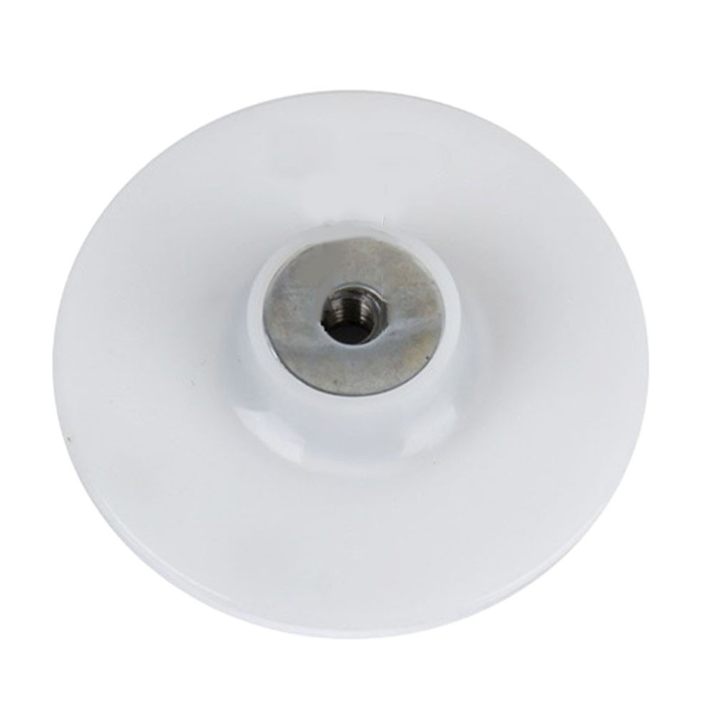 Black/White Plastic+Metal Backing Pad for 4Inch Fibre Discs with Lock Nut