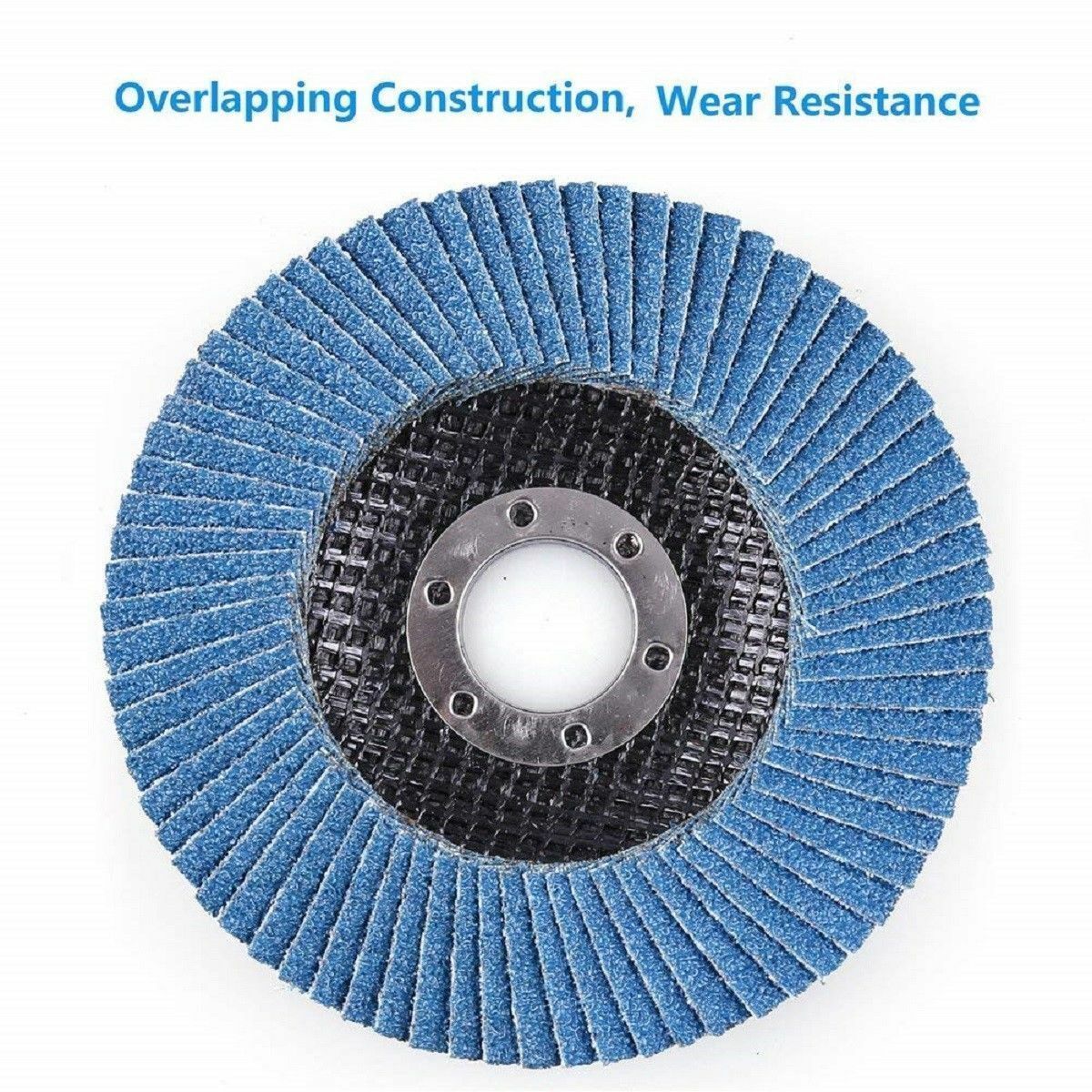 50Pcs 5″ Premium Zirconia Flap Disc 40Grit Wheel Angle Grinder Sanding Disk