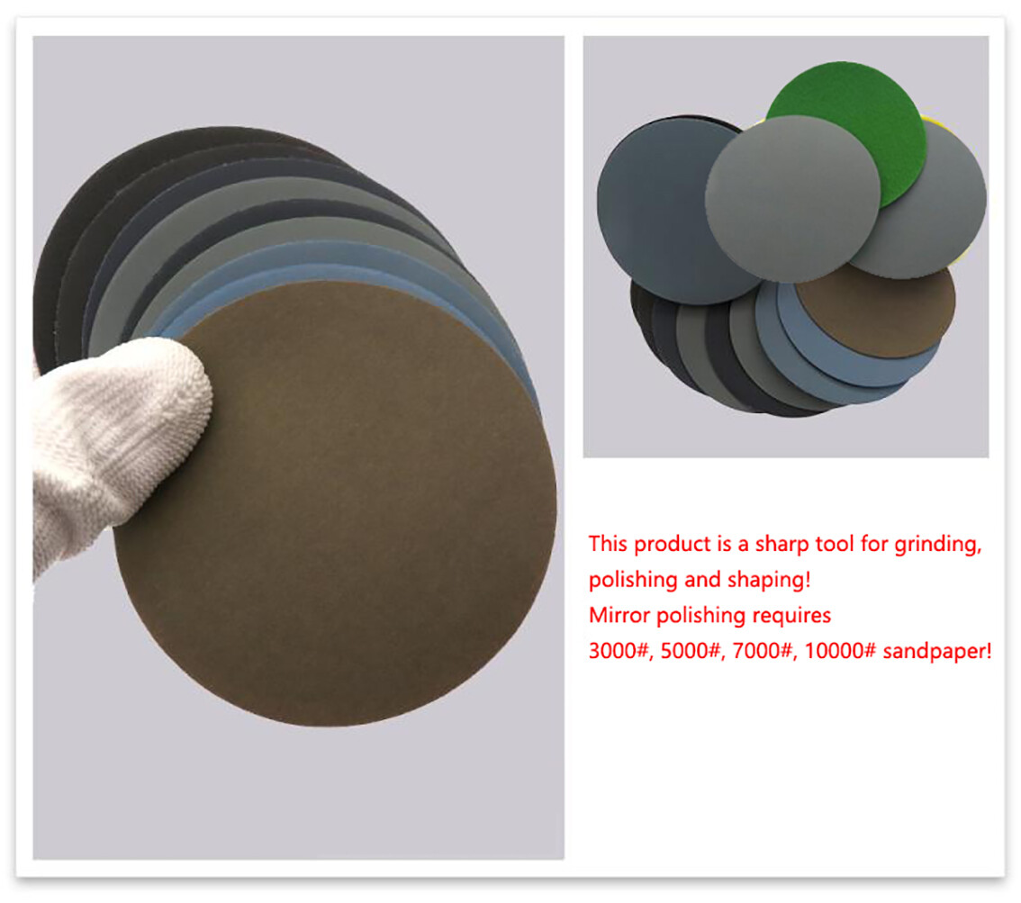 4″(100mm) Hook&Loop Wet/Dry Sanding Disc Sandpaper Pad Grit 1500-10000 Polishing