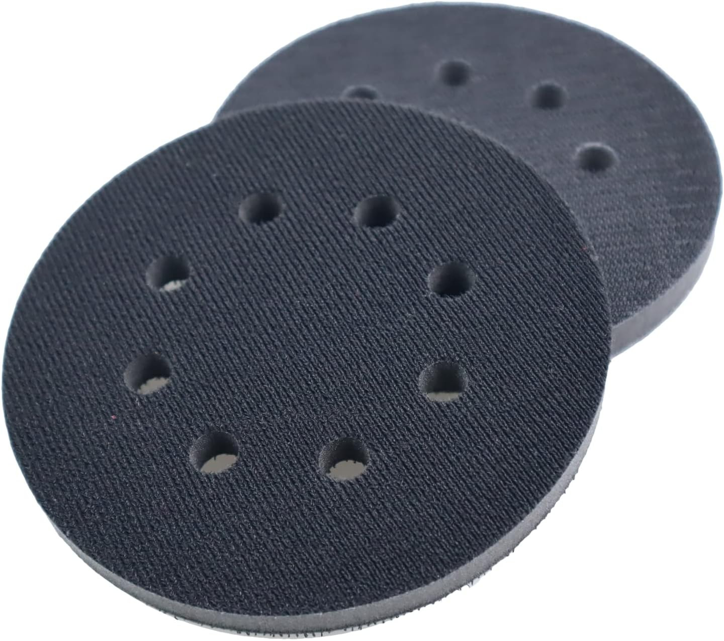 2 Pack 5 Inch Interface Pads, Hook and Loop Soft Sponge Cushion Buffer Foams Bac