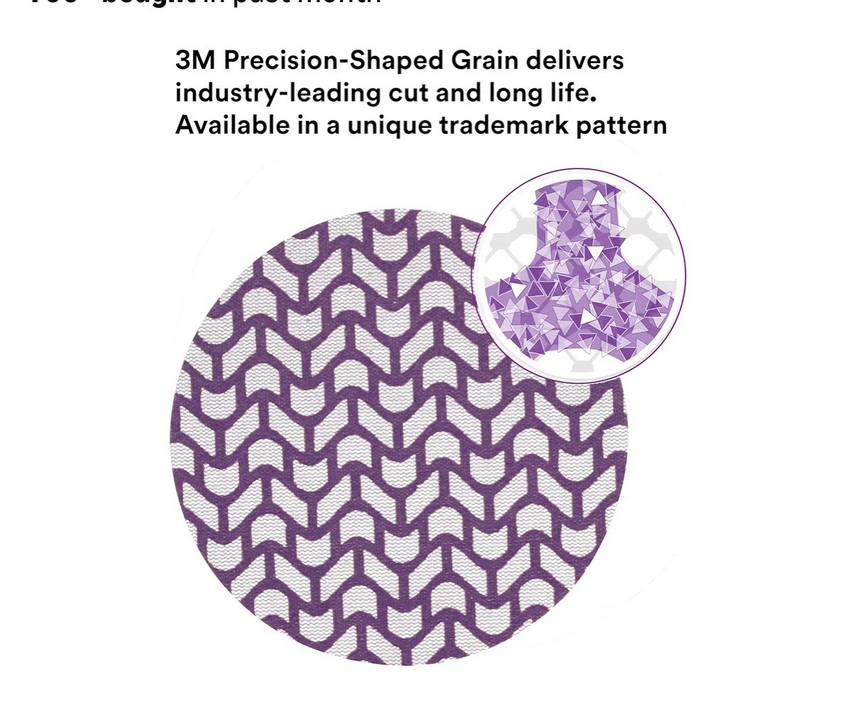 3M Xtract Net Sanding Disc 710W 150+ 6 in Die 500X Pack of 50 Hook