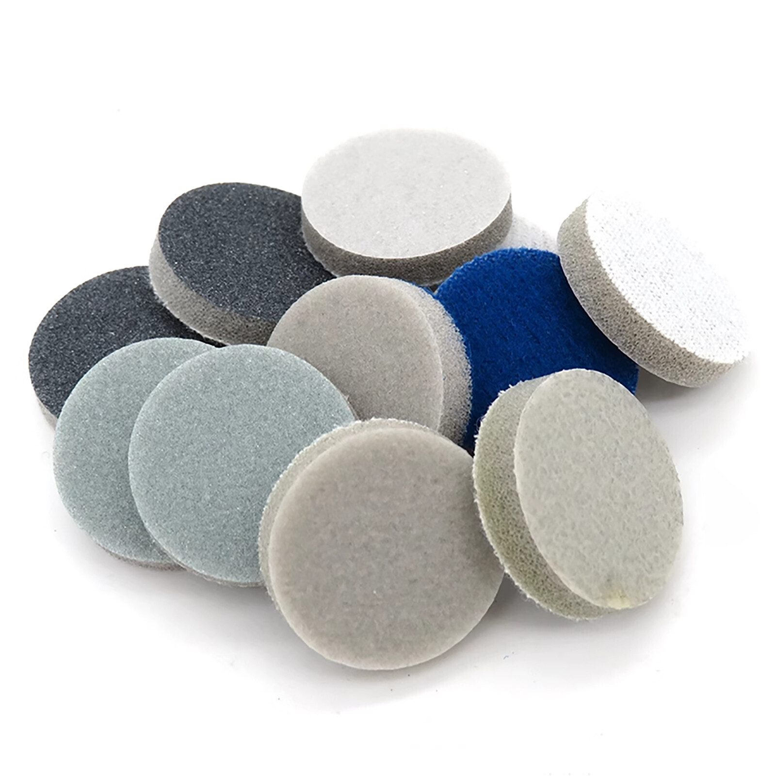 60-1000 Grit 1 inch Round Sandpaper Sanding Disc 25mm Dry Flocking Disc No holes