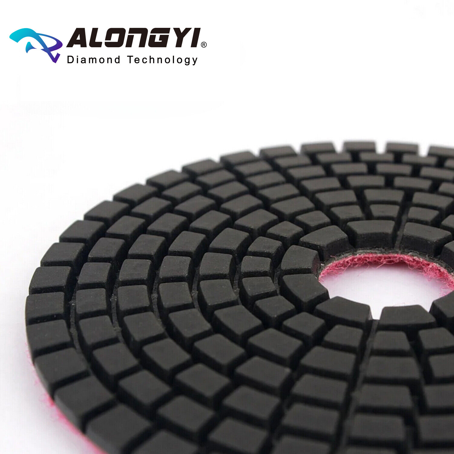 4 Inch 3 Steps Polish Pad Flexible Wet Diamond Polishing Wheels