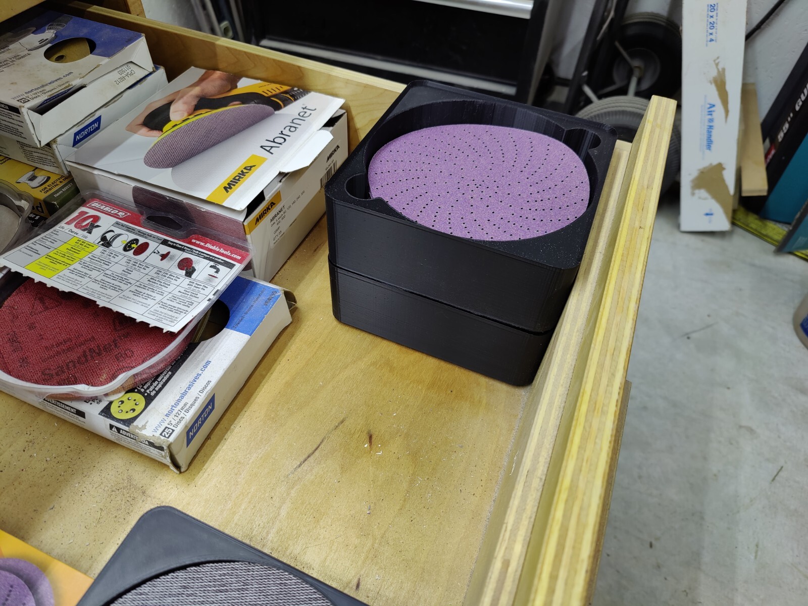 Orbital Sandpaper Holder, 6″ (150mm)