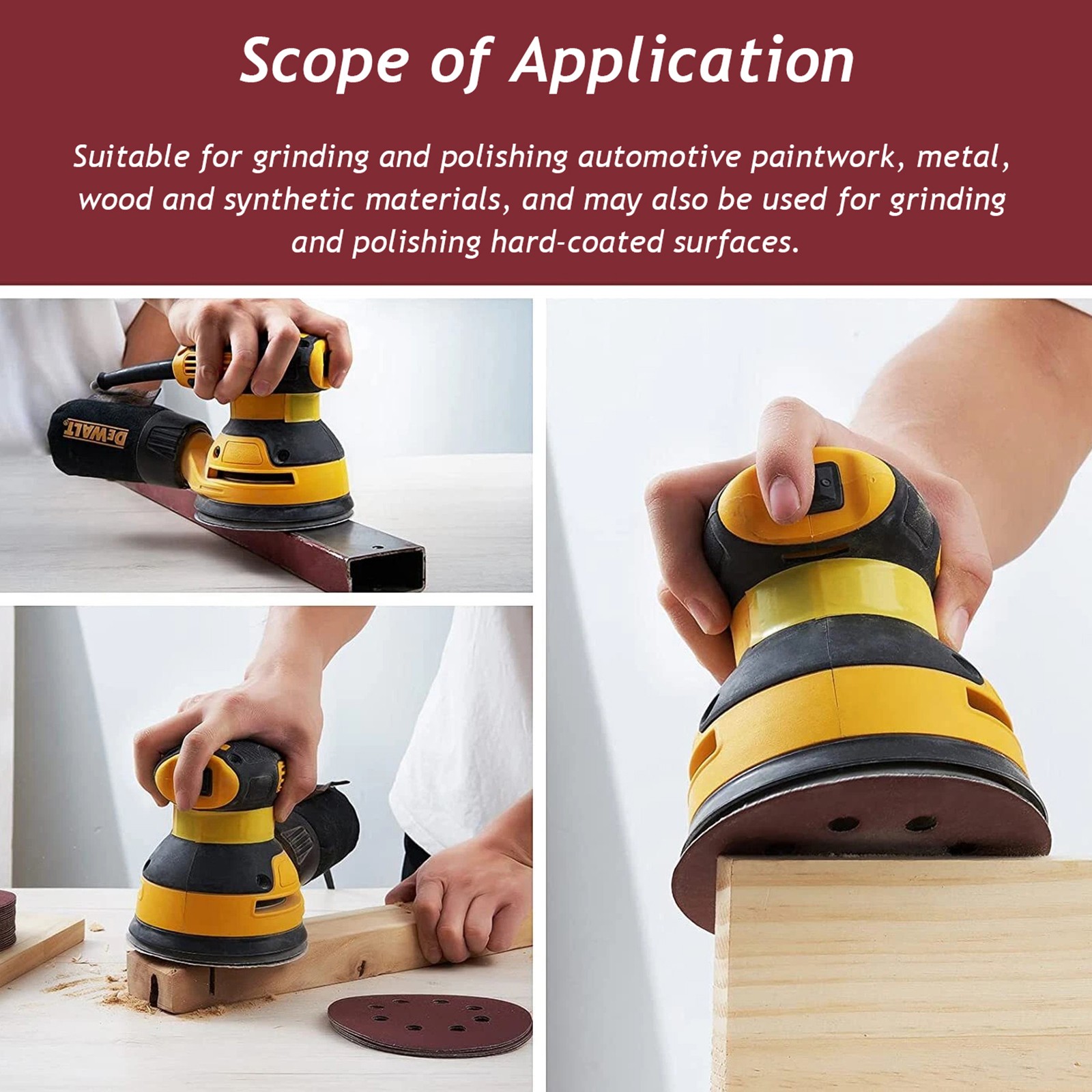 225mm 9″ Sanding Discs 40 – 600 Grit Orbital Sander 8 Hole Pads Premium quality