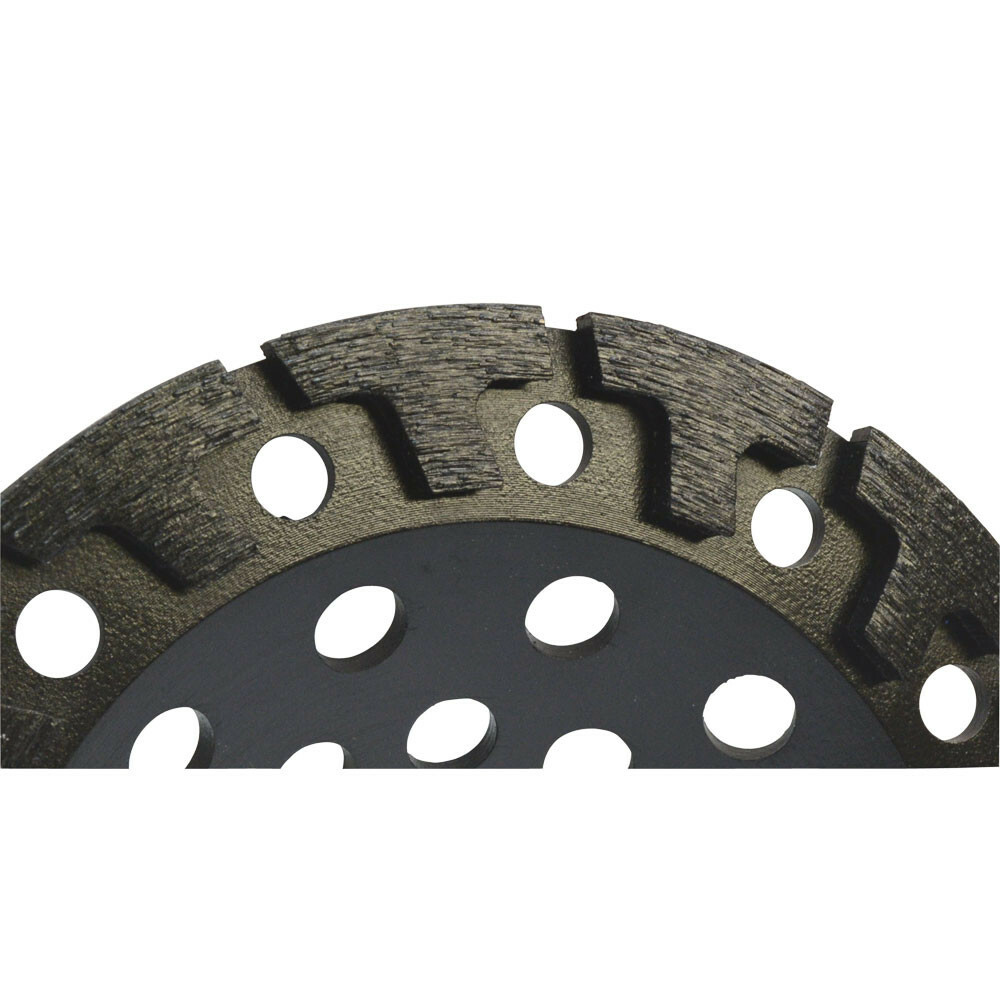 7 inch Diameter T Segment Grinding Diamond Cup Wheel 7/8”-5/8” Arbor