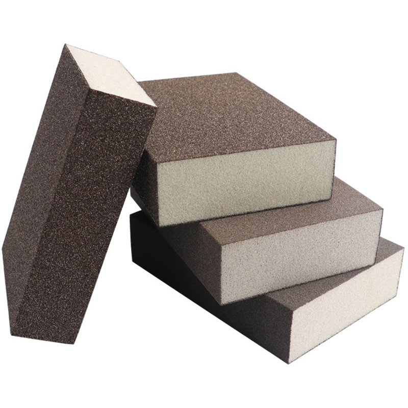 Foam Sponge Sandpaper Sanding Blocks Wet & Dry Square Sanding Block 70*50*25mm