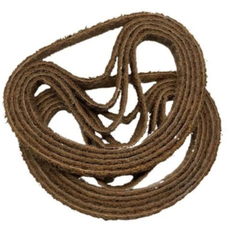 20/50PCS 1/2″ x 18″ Sanding Belts Nylon Non-Woven Coarse for Metal Woodworking