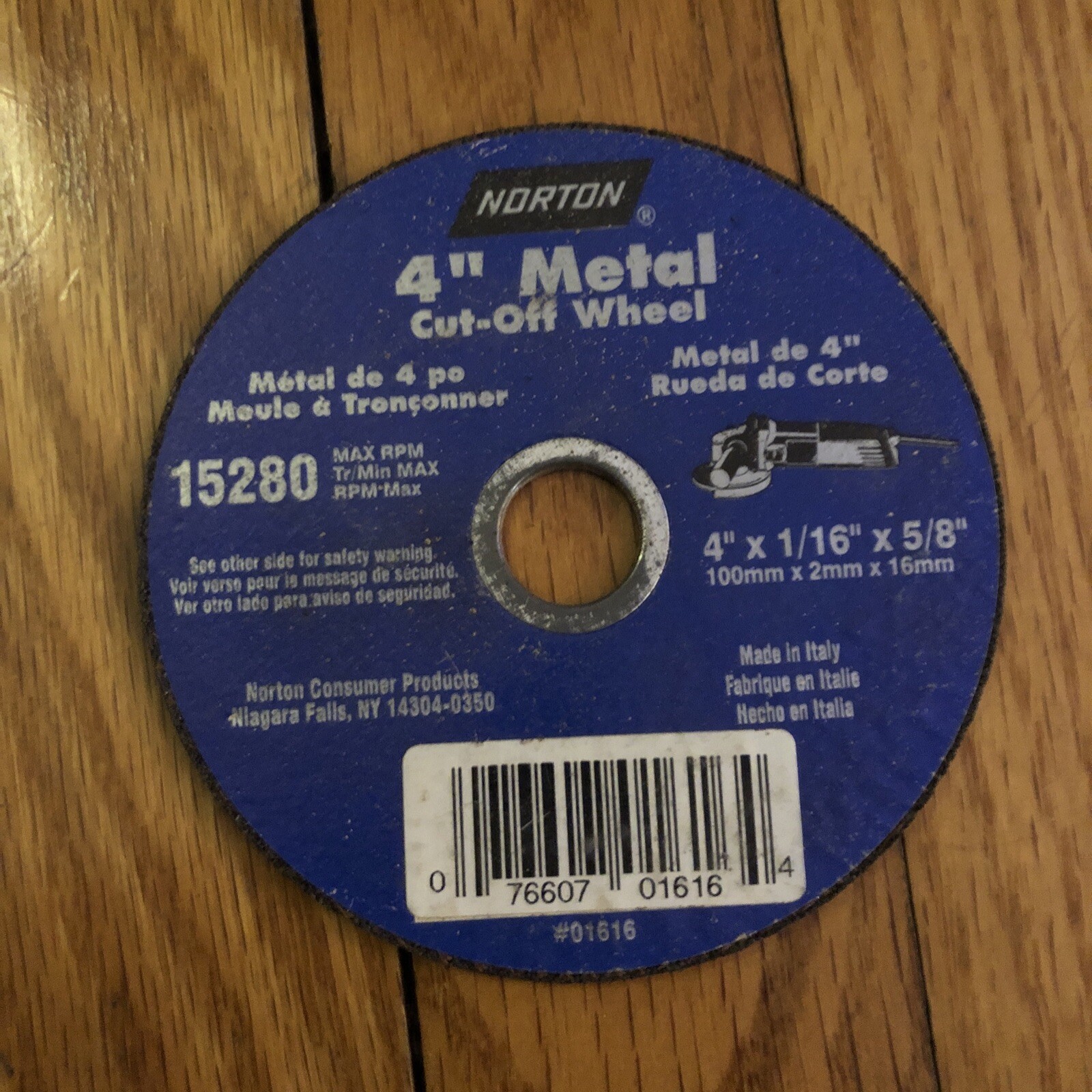 Two Norton 4″ in. Metal Cut-Off Wheel