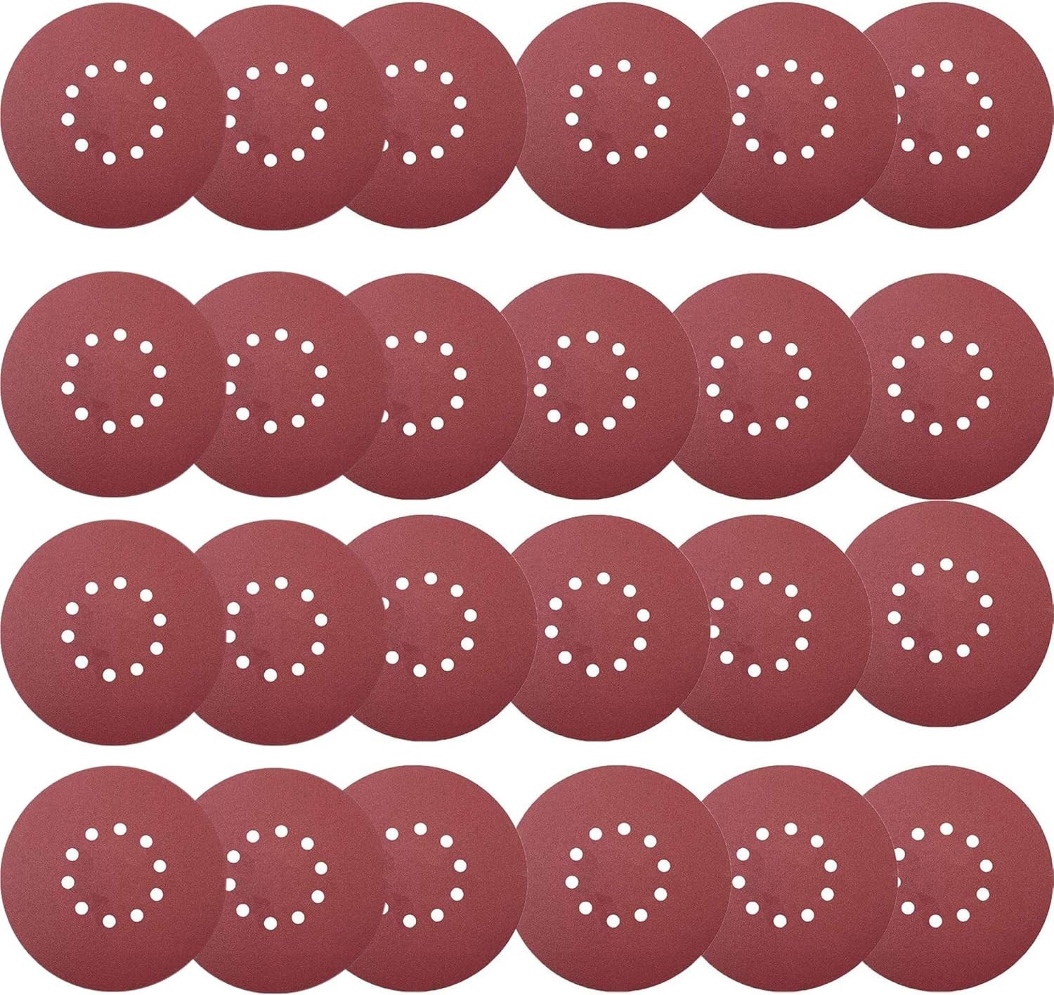 Sandpaper Discs 9 Inch 50 PCS Hook and Loop Grits for Drywall Sander