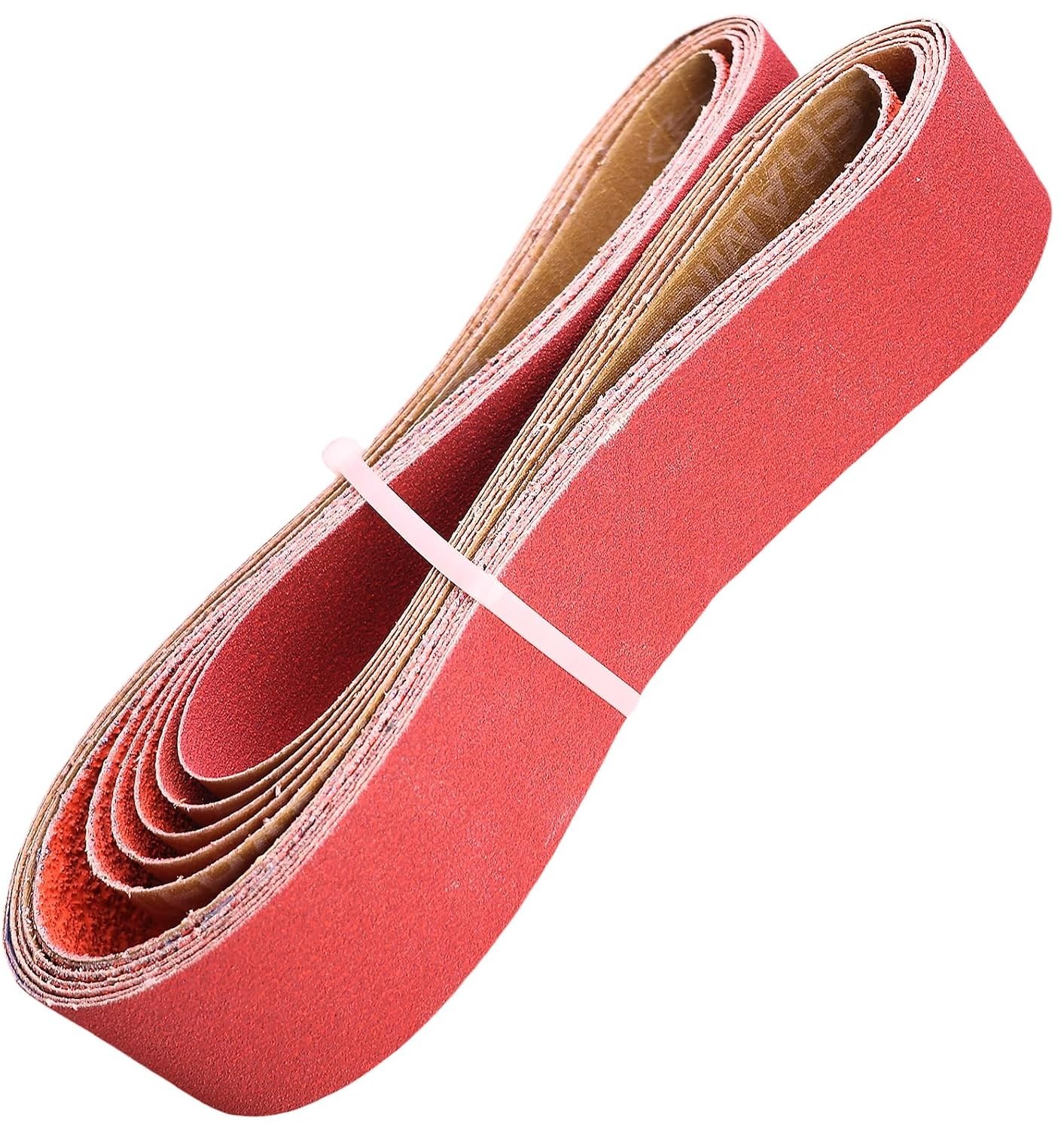 Durable 6-Pack 2″ x 42″ Ceramic Sanding Belts – Ideal for Tough Grinding Tasks