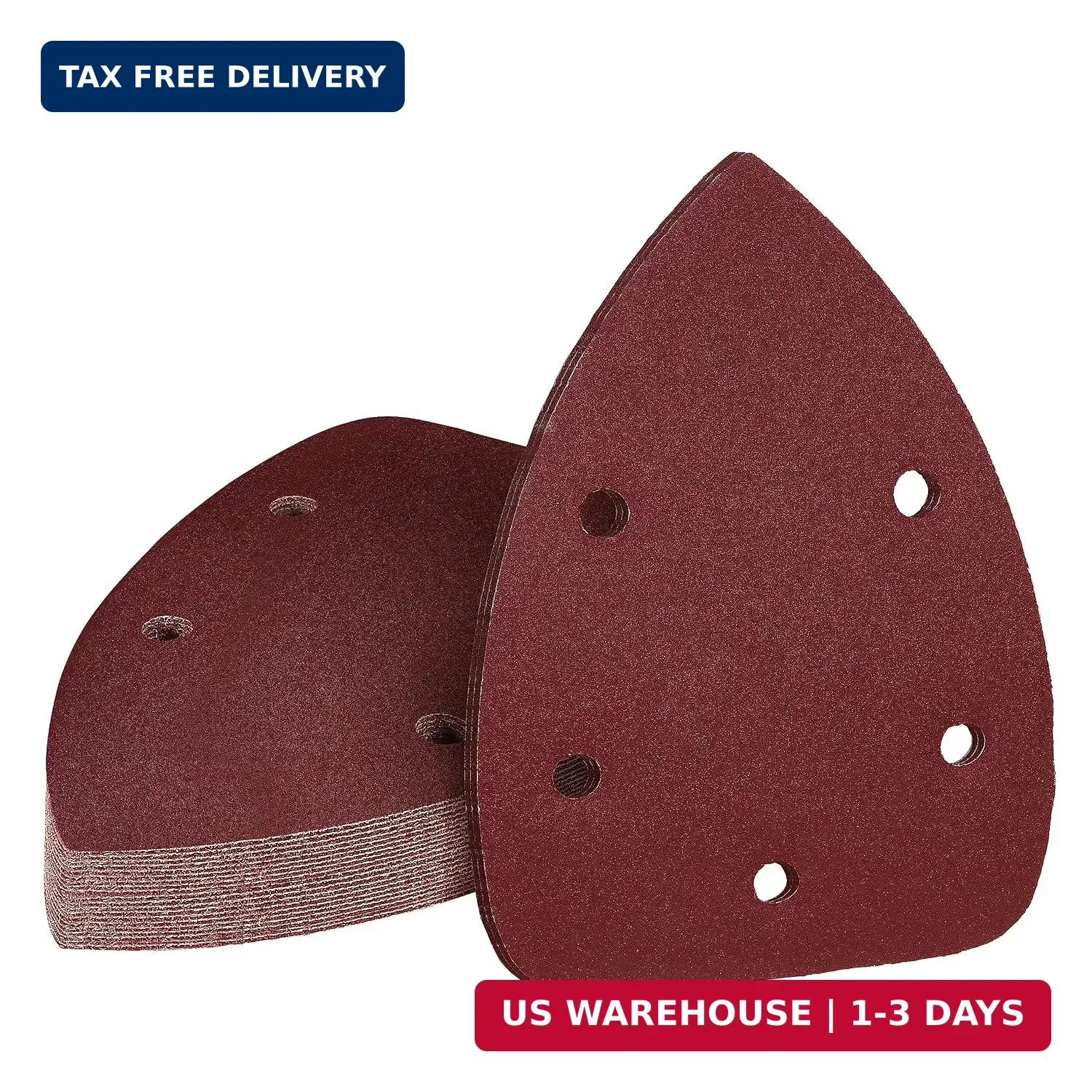 400 Grit Mouse Sander Sandpaper, Jamiikury 5 Hole Detail Sander Sandpaper Palm S