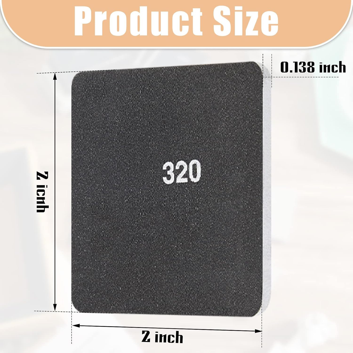 45 Pieces 2 X 2 Inch Padded Sanding Pads Micro Mesh Touch Sanding Pads