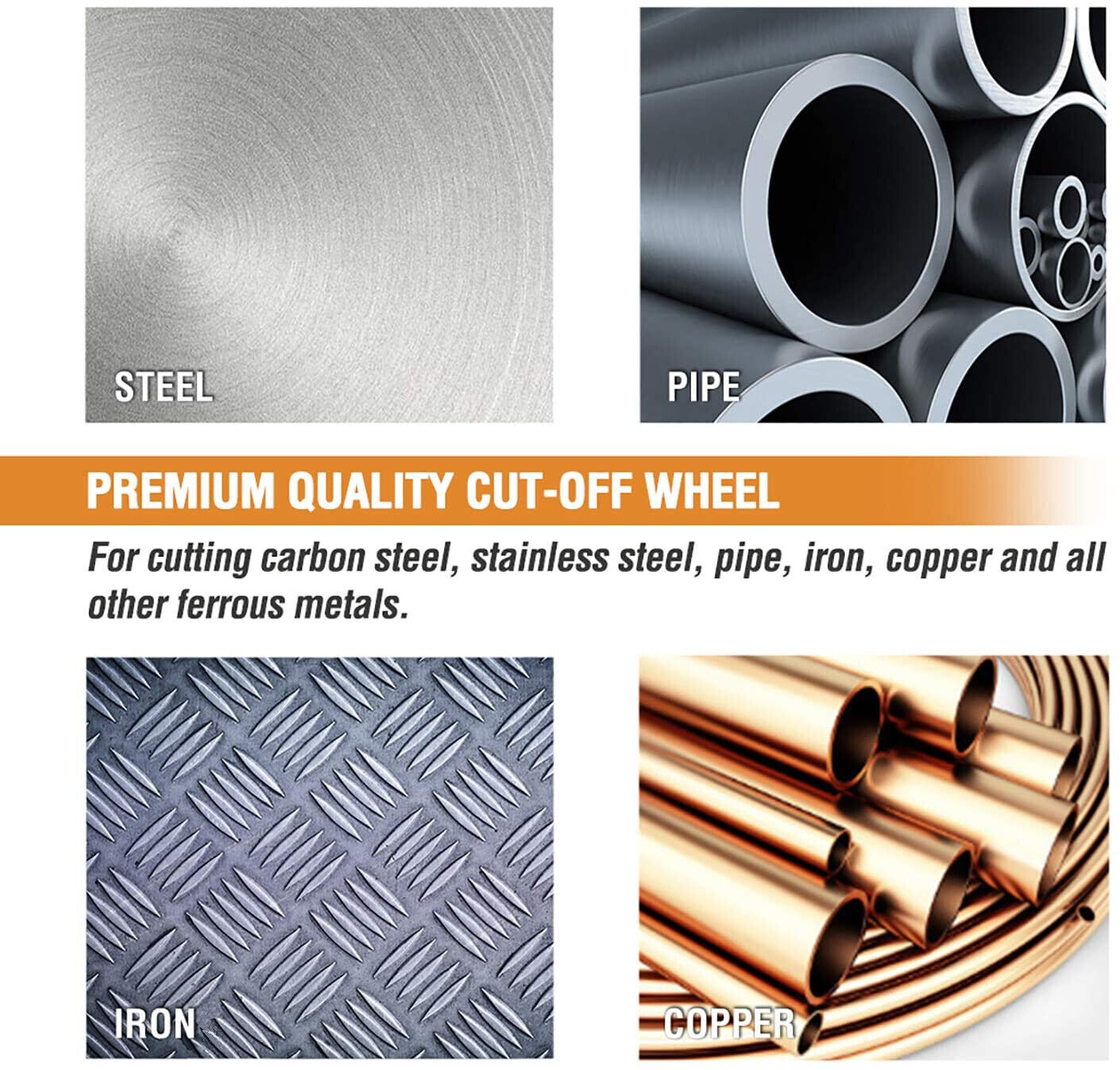 10 Pack 9″ x .075″ x 7/8″ Cut-off Wheels 230MM For General Purpose Metal Cutting