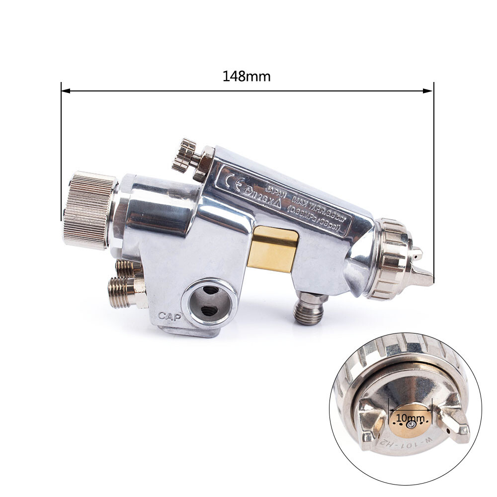 Pneumatic Pressure Feed Spray Gun 0.8-0.18mm Air Automatic Painting Tools WA-101
