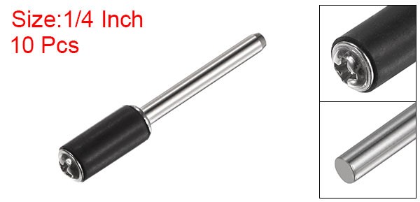 10Set 1/4 Inch Sanding Drum Rubber Mandrels 1/8 inch Shank Sanding Sleeve Holder