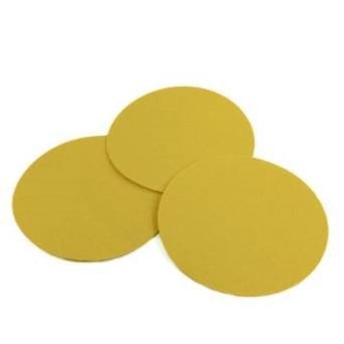 6 Inch 60 Grit Gold Hook and Loop Sanding Discs, 50 Pack