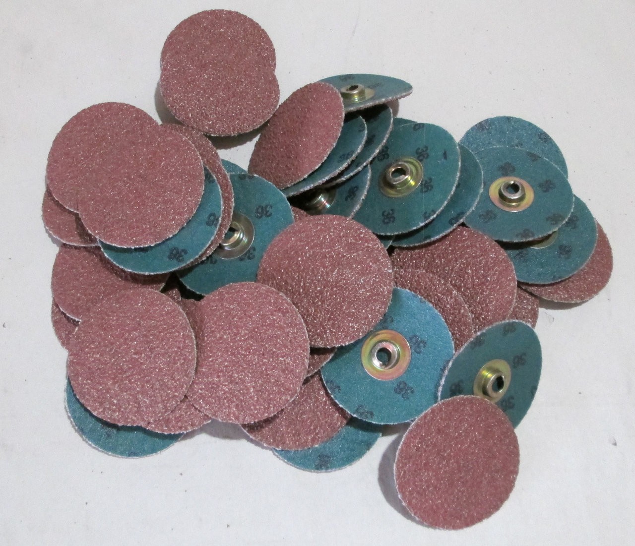 QTY: 50, 3M, ROLOC TS ABRASIVE DISC, 2 in., GRIT 36, Standard Abrasives