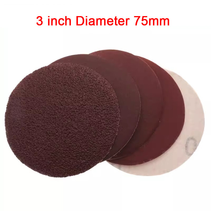 Hook & Loop Sanding Discs 3 inch 40 Grit -400 Grit Abrasive Grinding Sandpaper
