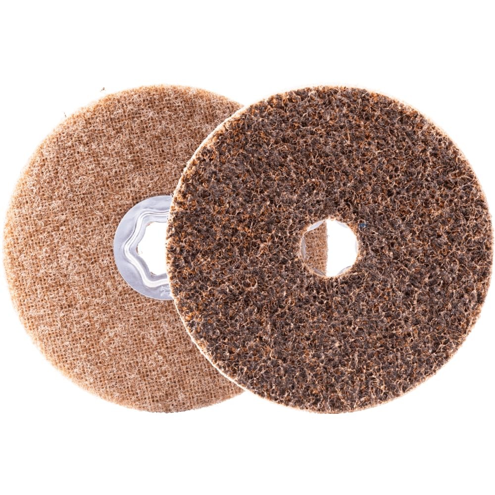 10PCS Non-Woven Disc 5 Inch 100 Grit Coarse Surface Conditioning Angle Grind Set