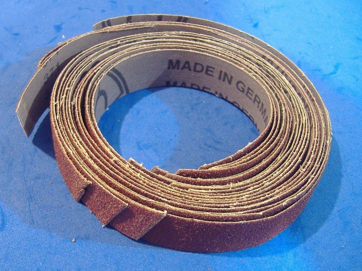 1″ X 20′ 50 GRIT ALUMINUM OXIDE CLOTH SANDPAPER SHOP ROLL STRIP