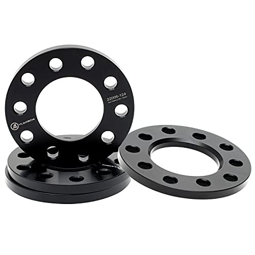 Black Forged 5×5.5 5×135 5×139.7 Wheel Spacers 1/2 Inch (12mm) 12mm-Pack of 4