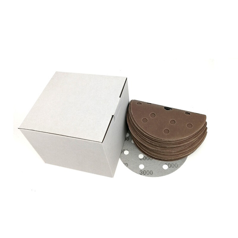6″ 150mm 15Hole Wet&Dry Sanding Disc 600-5000Grit Sandpaper Film Hook&Loop Pads