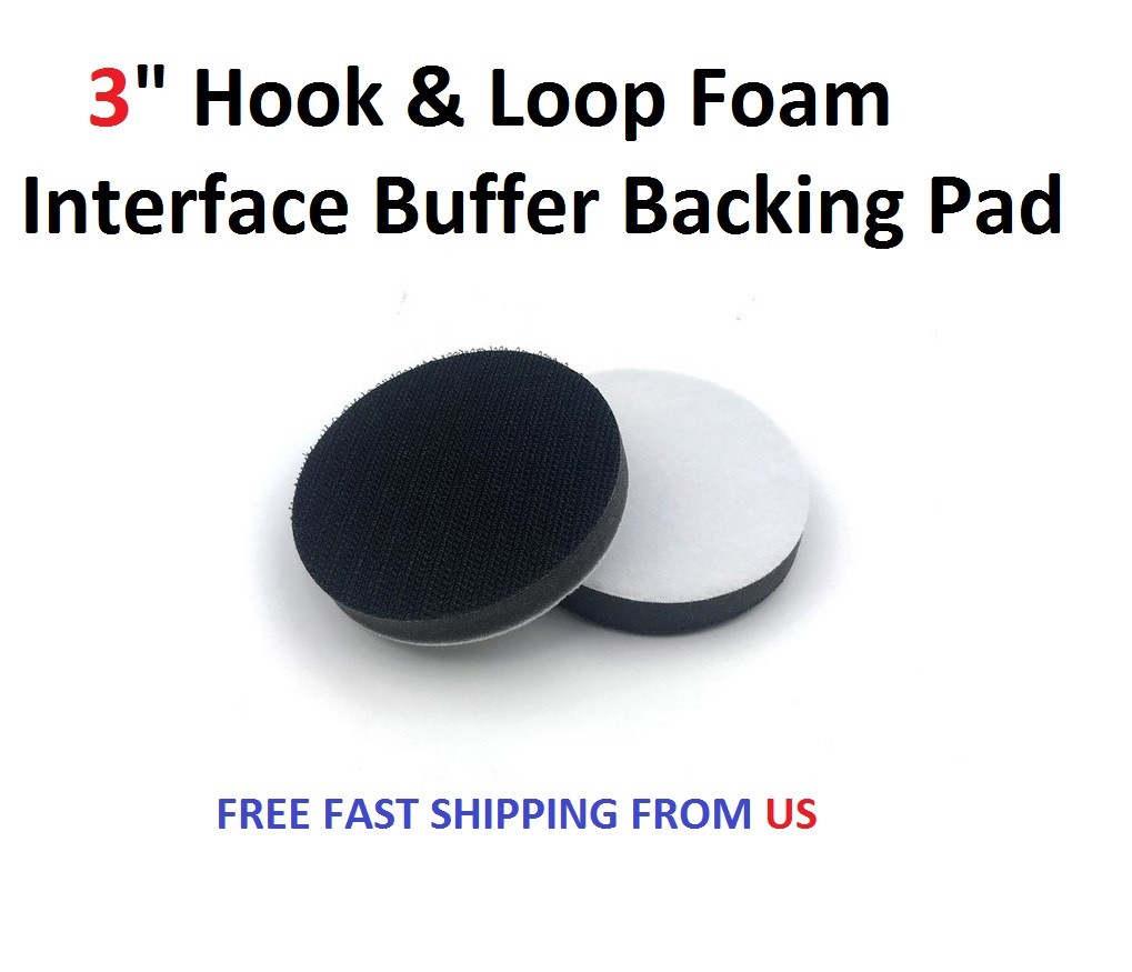 3″ Hook & Loop Foam Interface Buffer Backing Pad