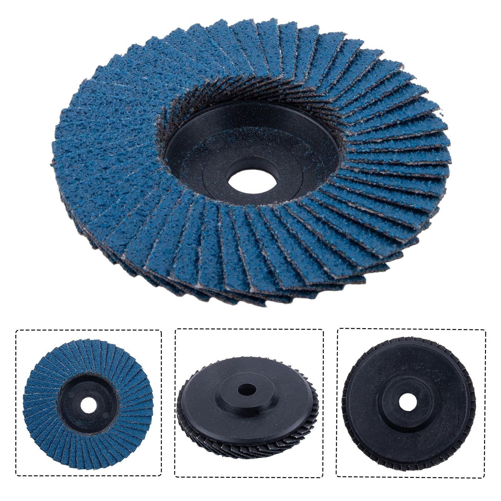 Metal Grinding Wheels 75mm Flat Flap Discs for Angle Grinder Use in Workshop