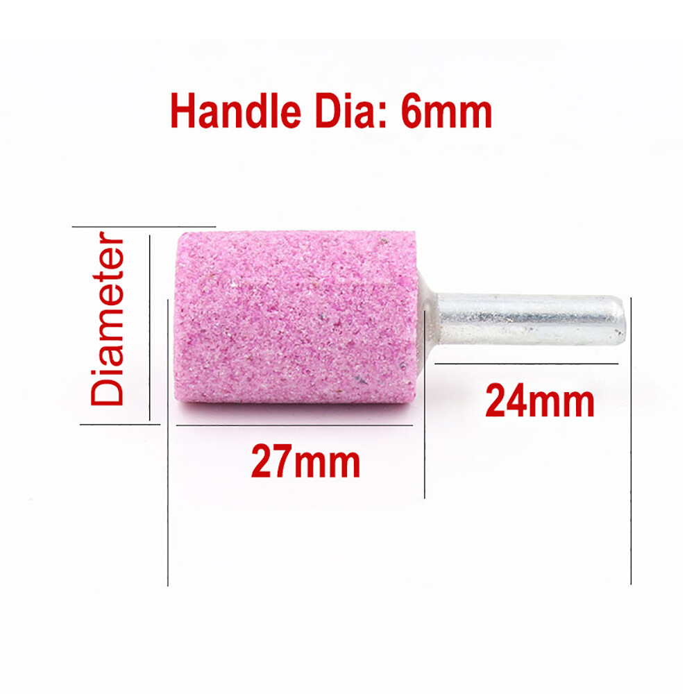 16mm-30mm Rotary Grinding Mounted Stone Point Abrasive Wheel 6mm Shank For Drill