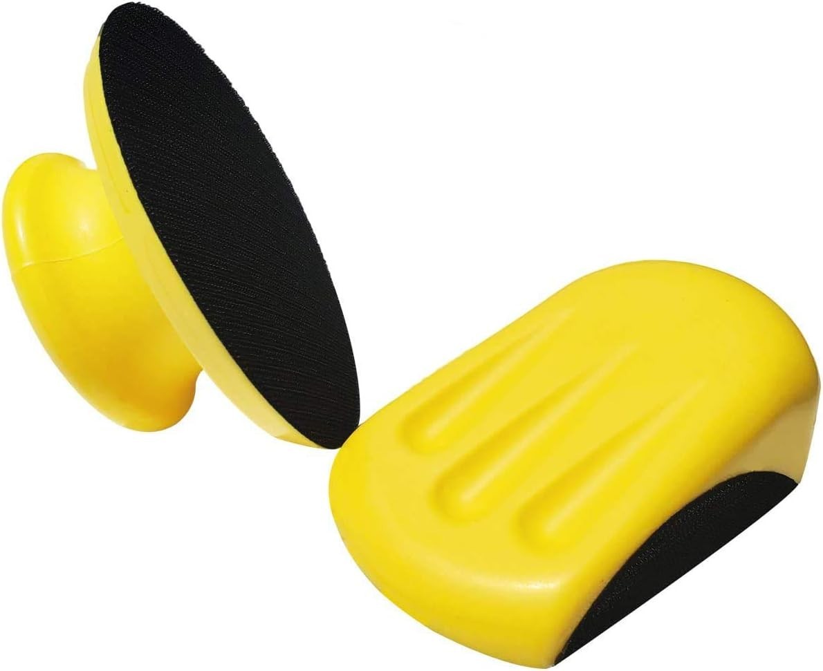 2 Pack 5 Inch Hand Sanding Blocks Round And Mouse Hand Sanding Blocks For Wood