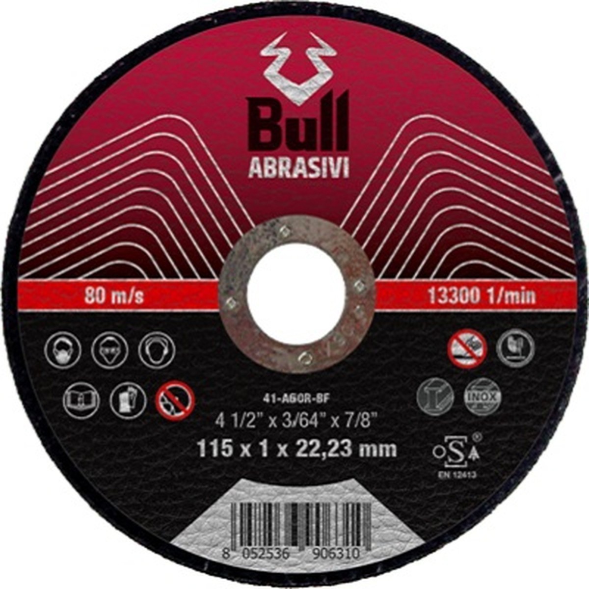 25x Faichim SIMPLETEK Inox Cut-Off Disc Flat 115×1,0mm ZBD71110