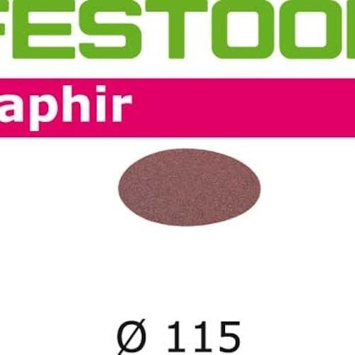 Festool 484151 P24 Grit, Saphir Abrasives, Pack of 25