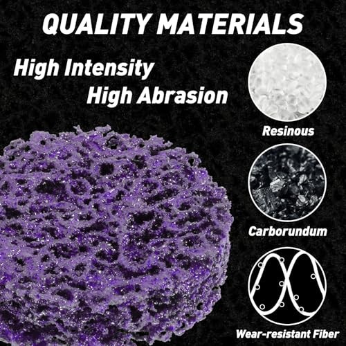 33 PCS 2″ Quick Change Diamond Sanding Discs Set Easy Strip Black/Purple/Blue