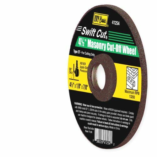IVY Classic 41254 Swift Cut 4-1/2-Inch x 1/8-Inch x 7/8-Inch Arbor, Masonry Depr