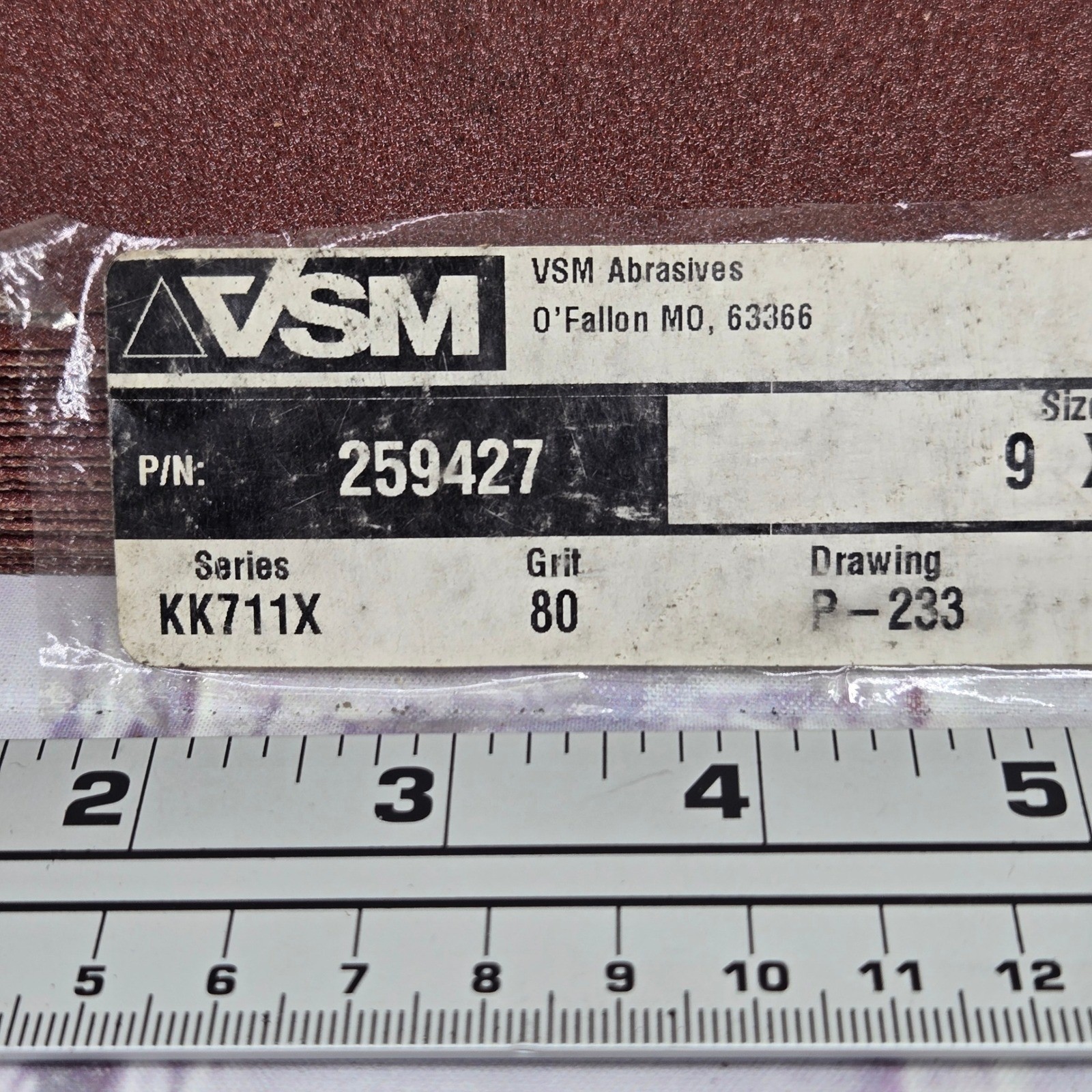 80 Grit Abrasive Sandpaper Sheets 9×11 Art Carpenter Metal Construction 23 Pcs
