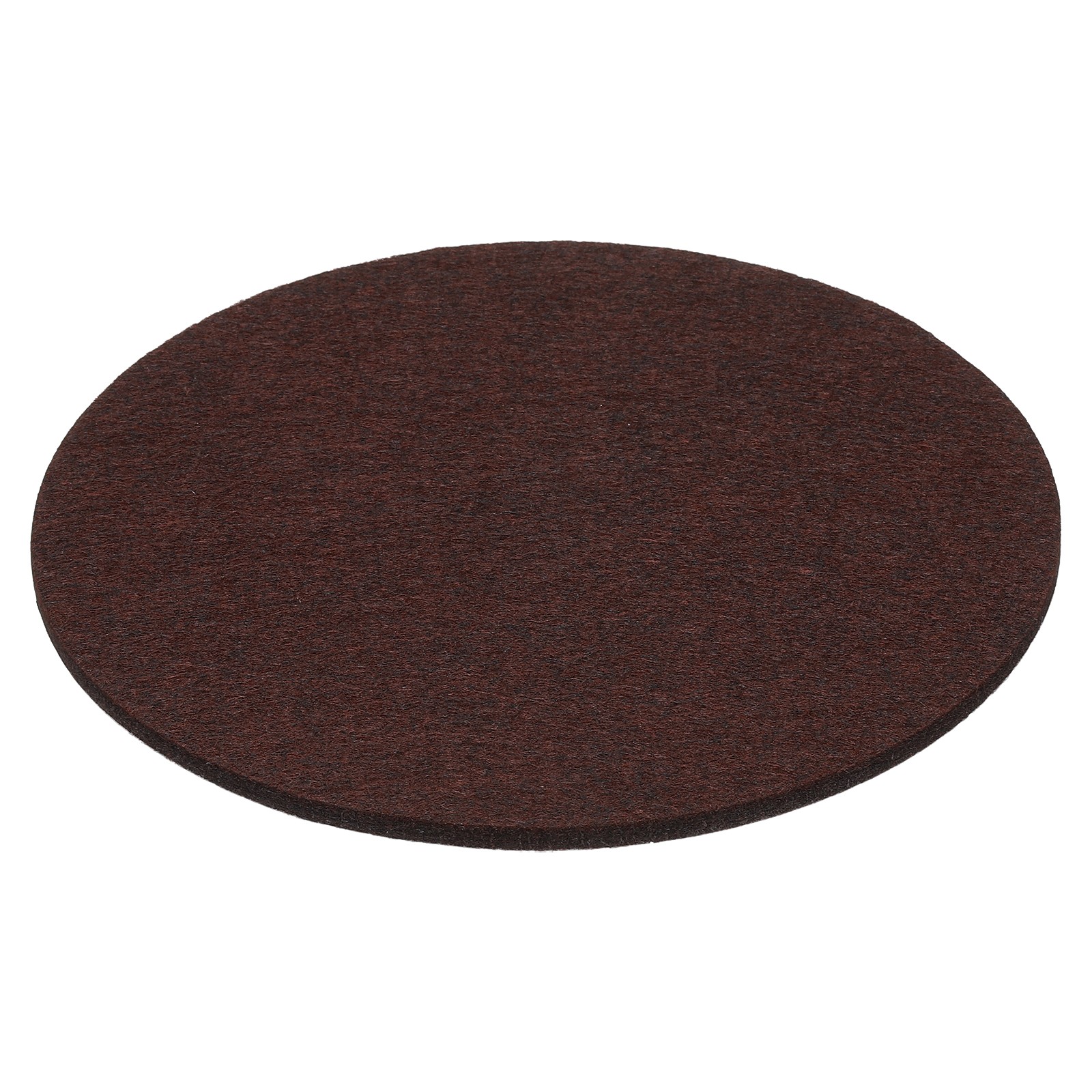 7.9″ Diameter Adhesive Non-Slip Backed Felt, 5mm Thickness, Brown