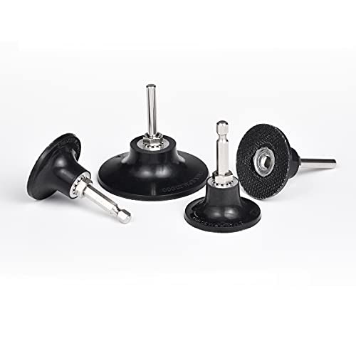 Tshya Quick Change Disc Pad Holder – 4 Pack Twist on Disc Roll Lock 2/3in