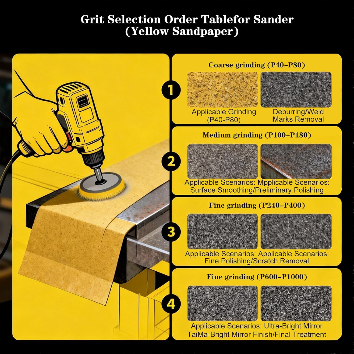50-Pack,5-Inch 8-Hole Premium Hook and Loop Sanding Discs,120-Grit Random Orbit