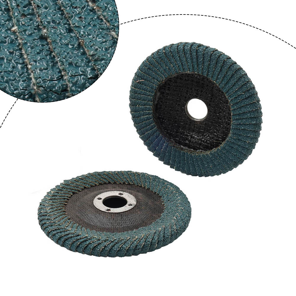 4/4.5/5” Sanding Flap Disc Grinding Wheel U-shaped for Angle Grinder 60 Grit