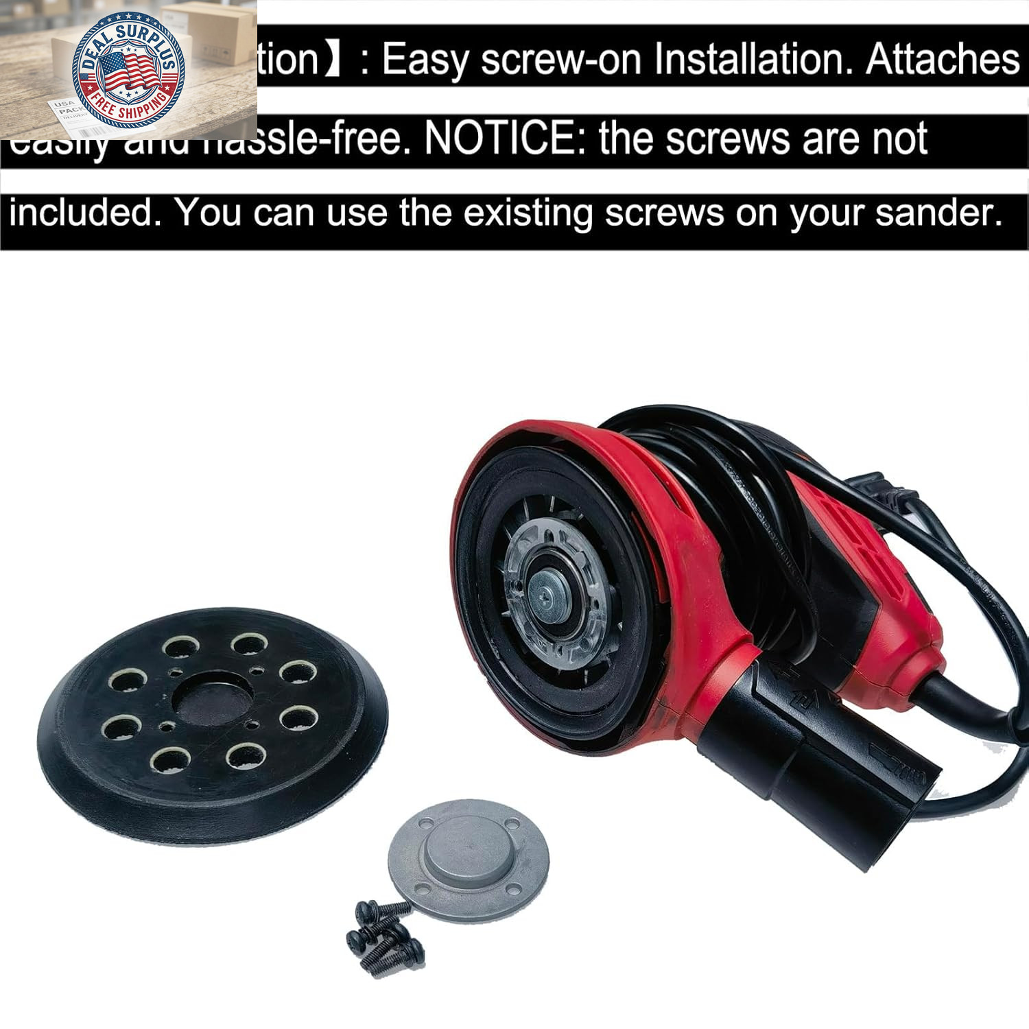 5 Inch 8 Hole Hook-And-Loop Replacemet Sanding Pad for SKIL SR211601 SR6604B SR6