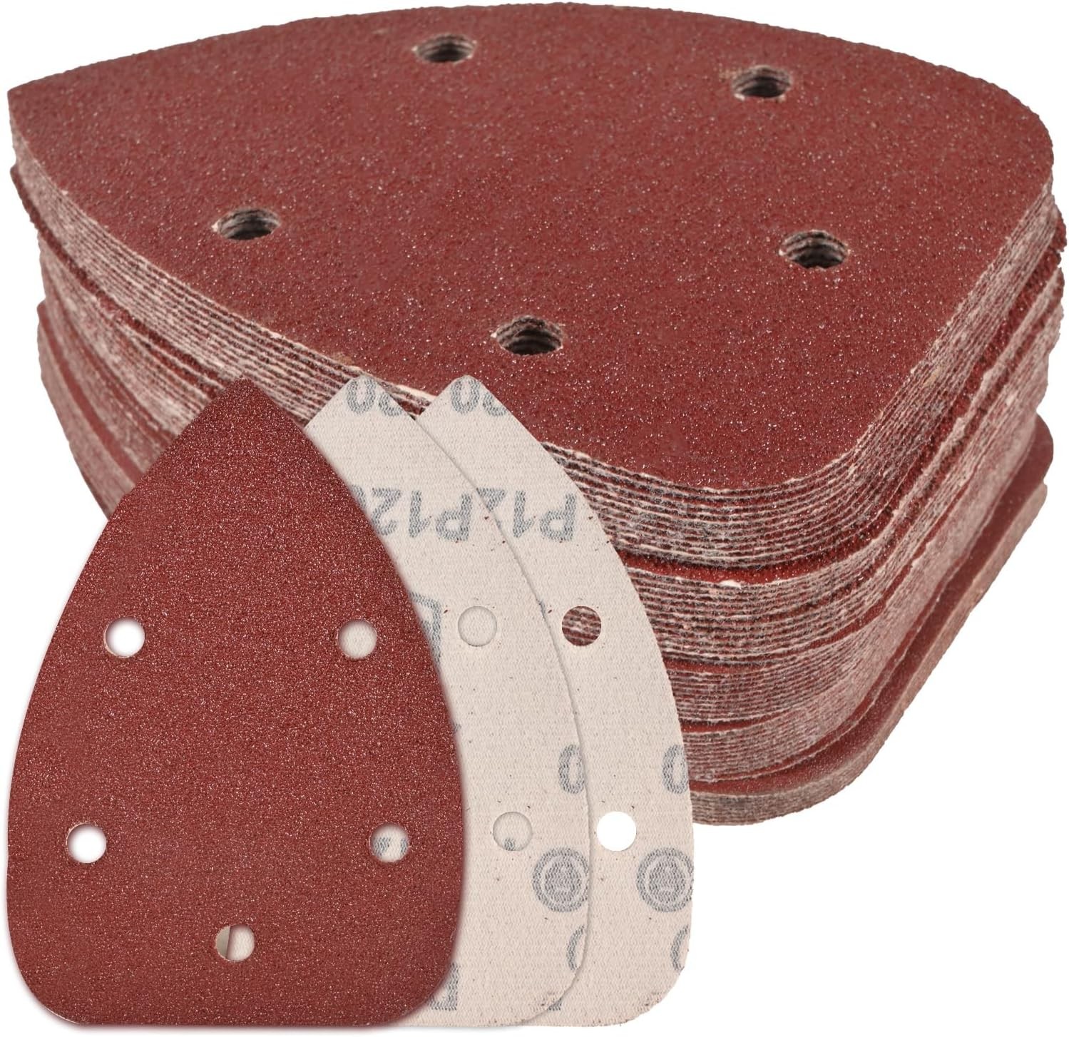 55Pcs Mouse Detail Sander Sandpaper, Professional 40 80 120 180 240 Grits Mouse