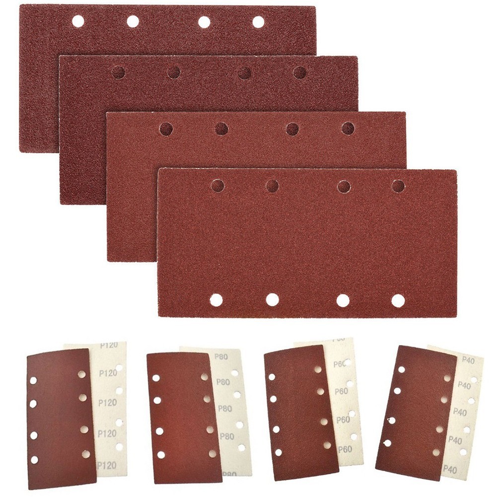 Premium Sandpaper Set for Wood Polishing 20pcs 93x185mm Multiple Grits