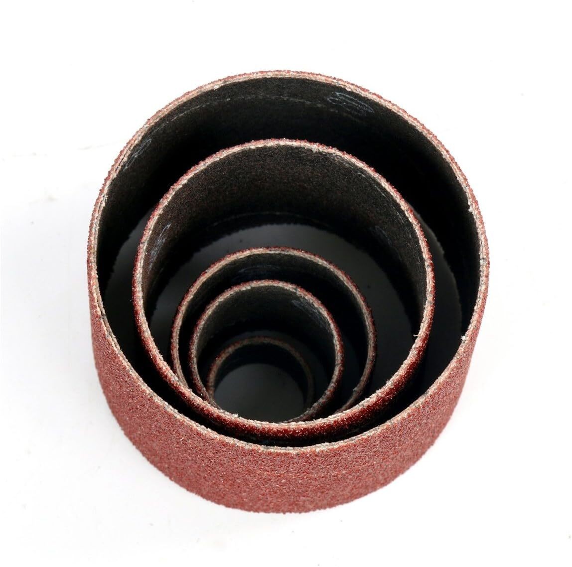 25Pcs Sanding Drum Set for Woodworking Drill Press Sander Round Sleeves Tool Kit