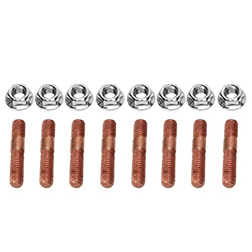 M8 1.25 Threaded Turbo Stud Kit, 8mm Impact Proof Metal Alloy Machined