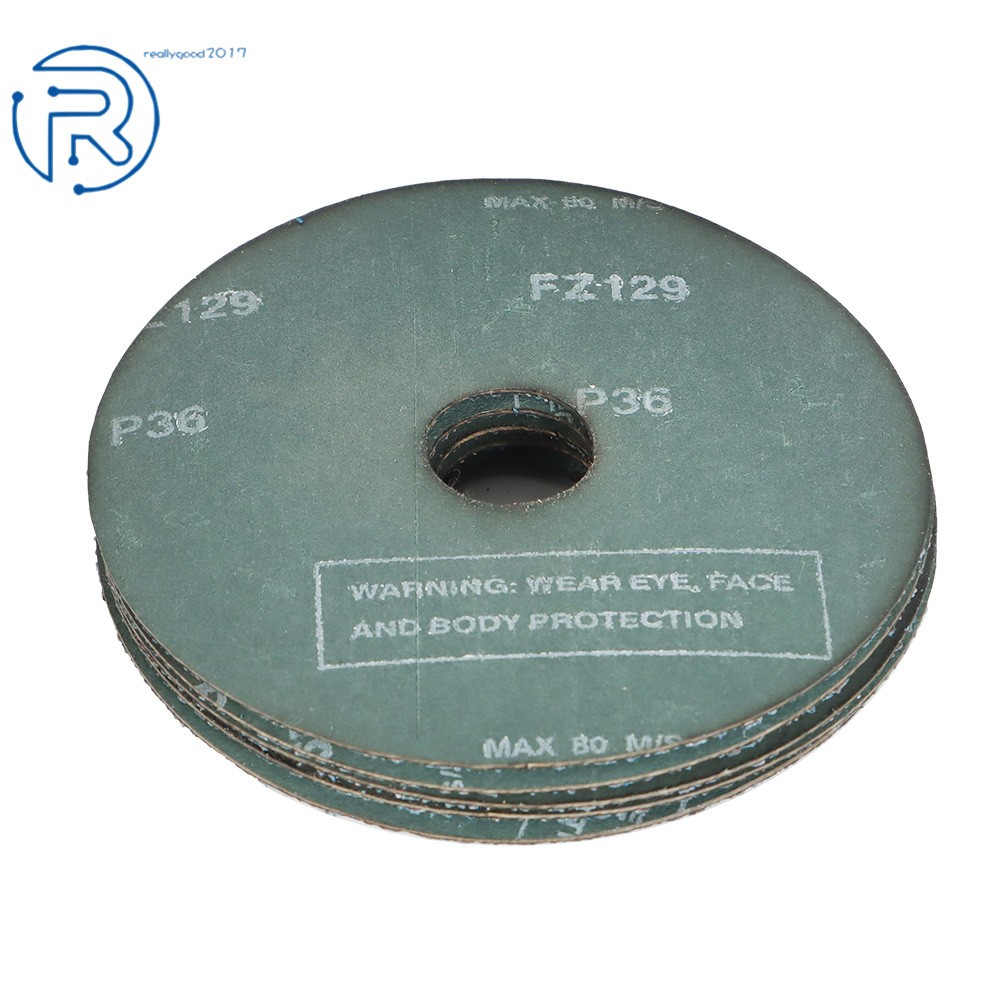 25Pcs 24 Grit and 36 Grit Zirconia Resin Fiber Disc Grinding And Sanding Discs